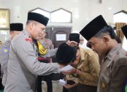 Polres Way Kanan Gelar Acara Isra Mi’raj, Berikan Santunan kepada Anak Yatim