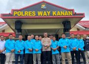 Dukung Kinerja Kepolisian, PWI Way Kanan Audiensi dengan Kapolres