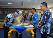 Pj. Bupati Lampung Utara Pimpin Rapat Penyerahan Rekomendasi LHP Kinerja BPK dan LHP Inspektorat Provinsi Lampung T/A 2024