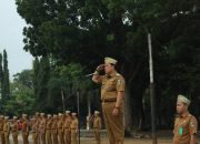 Wakil Bupati Lamtim Azwar Hadi Pimpin Apel Mingguan di Lingkungan Pemkab Lamtim