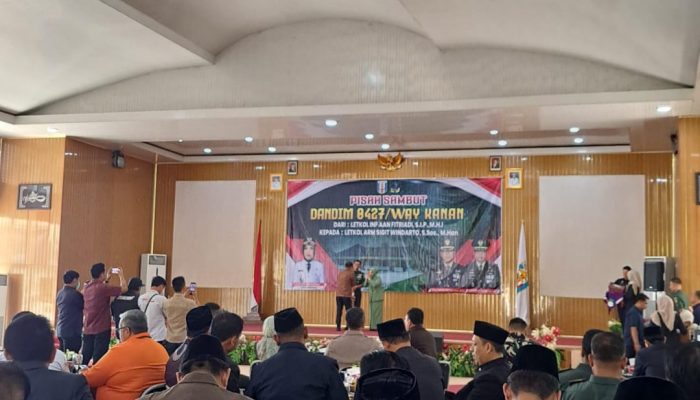 Pisah Sambut Dandim Way Kanan: Bupati Way Kanan Ucapkan Selamat Jalan dan Selamat Datang
