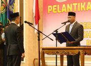 Bupati Lampung Utara Hadiri Pelantikan Dr.Marindo Kurniawan sebagai Sekretaris Daerah Provinsi Lampung
